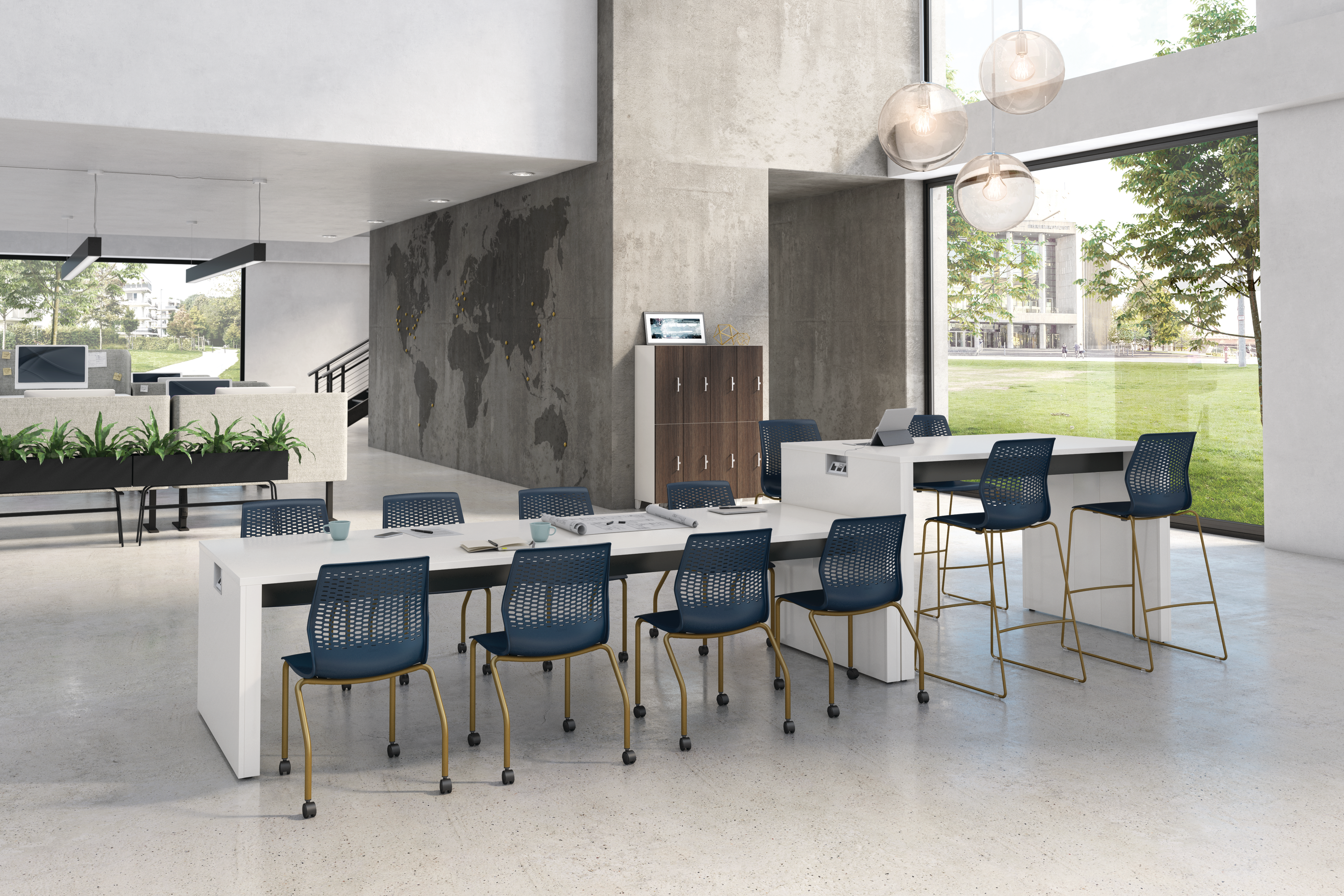 Allsteel lyric store chair